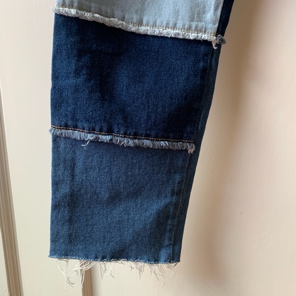 High-Waisted Y2K style Patchwork Jeans - Size 27 - Picture 2 of 7